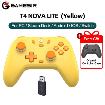 GameSir Nova Lite Wireless Gamepad Controller with Bluetooth, Dongle, Wired for Switch, Android, IOS, PC & Steam Games