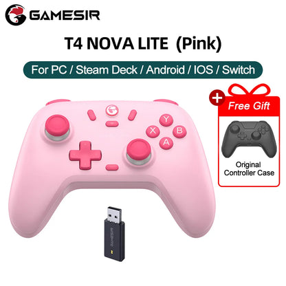 GameSir Nova Lite Wireless Gamepad Controller with Bluetooth, Dongle, Wired for Switch, Android, IOS, PC & Steam Games